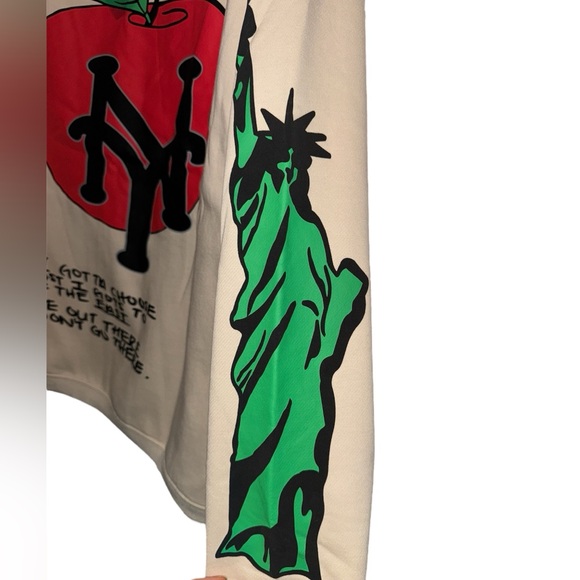 🌴🍎 NWT! Homme+Femme California to NYC Hoodie - Picture 4 of 16